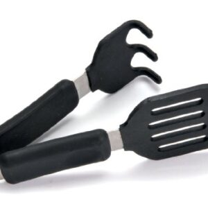 Norpro Grip-EZ Grab and Lift Silicone Tongs, 6- Inch, Black